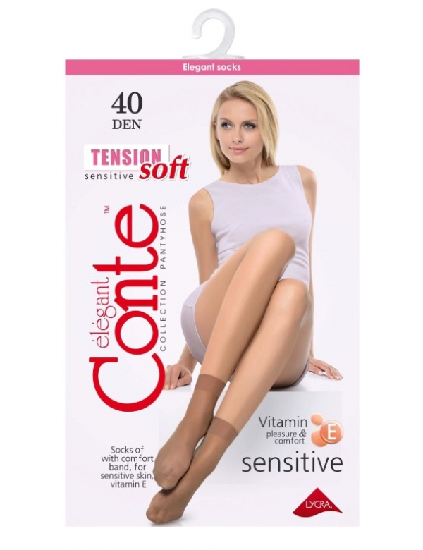 Tension soft 40 panty sok zonder knellende boord